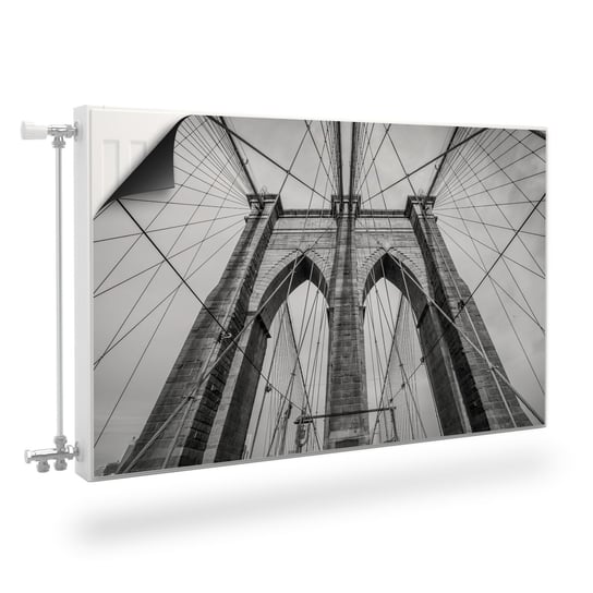 MASKOWNICA Magnetyczna Na kaloryfer Most Brookliński Architektura Nowy Jork 100cm x 60cm Muralo