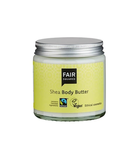 Masło do ciała, z masłem SHEA i oliwą z oliwek, odżywia i nawilża, certyfikowany FAIRTRADE, ZERO WASTE, 100ml, Fair Squared Fair Squared