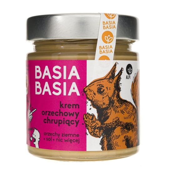 Masło orzechowe chrupiące ALPI Basia Basia, 210 g Alpi