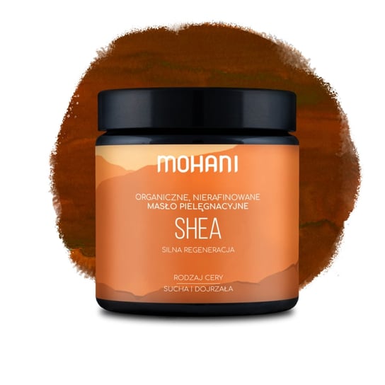 MASŁO SHEA DO SKÓRY NATURALNE NIERAFINOWANE MOHANI 100 g MOHANI