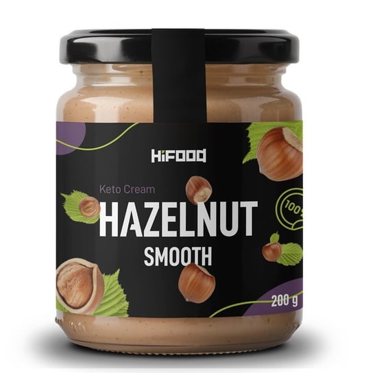 Masło z orzechów lakowych 100% HAZELNUT SMOOTH HiFOOD PREMIUM HiFood