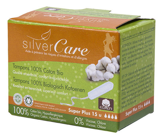 Masmi,, Silver Care, organiczne tampony,  15 szt. Masmi