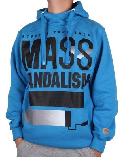 Mass, Bluza męska, Hoody Vandalism Blu, rozmiar M MASS