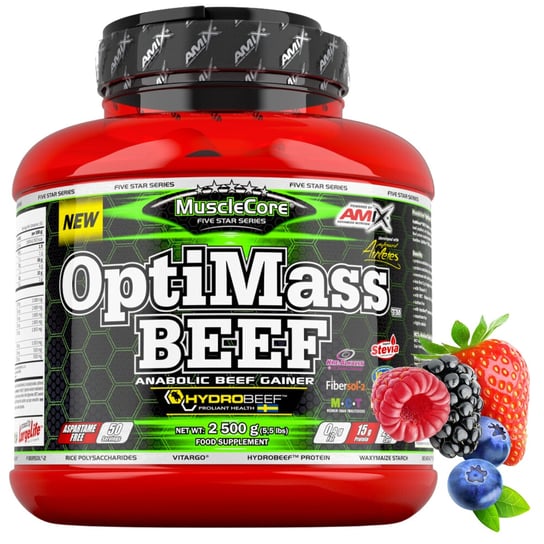 Mass Gainer Bez Cukru Beef Protein Kreatyna L Glutamina Bcaa Optimass Beef Amix Advanced Nutrition