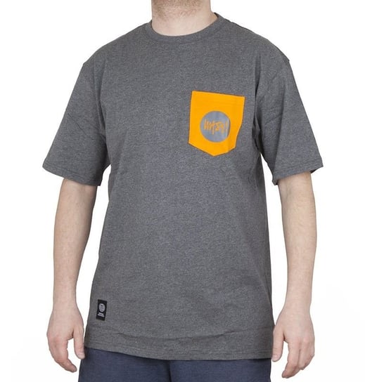 Mass, T-shirt męski z krótkim rękawem, Pocket Signature Gry, rozmiar M MASS