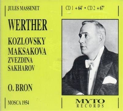 Massenet Werther Various Artists