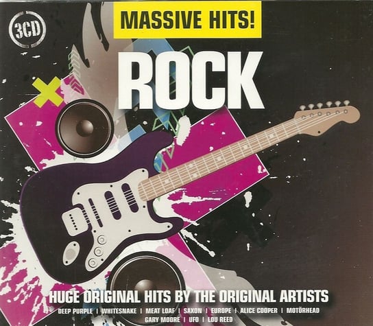 Massive Hits Rock Electric Light Orchestra, Deep Purple, UFO, Moore Gary, Europe, Canned Heat, Living Colour, Toto, the Stranglers