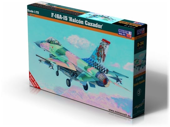 Mastercraft, F-16A Block15 Halcon Cazador, Model do sklejania, 8+ Mistercraft