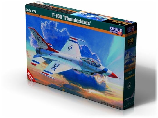 Mastercraft, F-16A Thunderbirds 1:72, Model do sklejania, 12+ Mistercraft