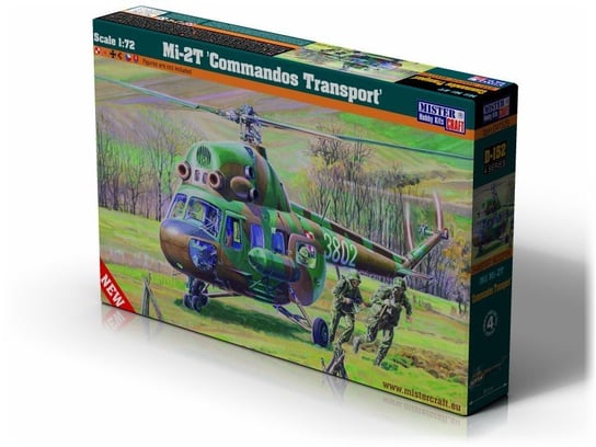 Mastercraft, Mi-2T Comandos Transport 1:72, Model do sklejania, 12+ Mistercraft
