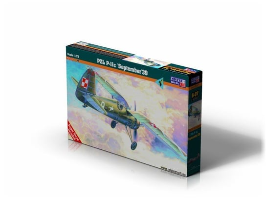 Mastercraft, Samolot: PZL P-11c Wrzesień 1939 1:72, Model do sklejania, 8+ Mistercraft