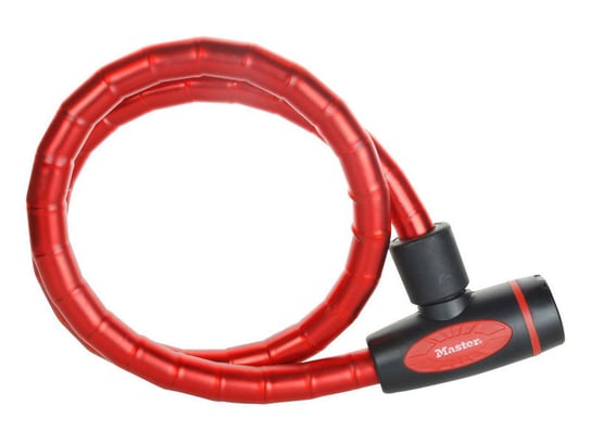 Masterlock, Zapięcie rowerowe, Quantum 8228, czerwony, 100 cm Master Lock