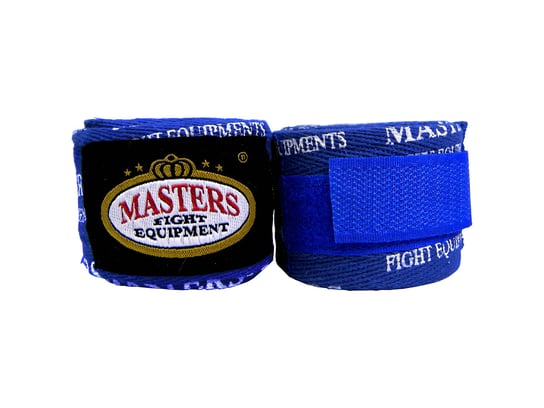 Masters, Bandaże bokserskie bawełniane, BB1-4N, niebieski Masters Fight Equipment