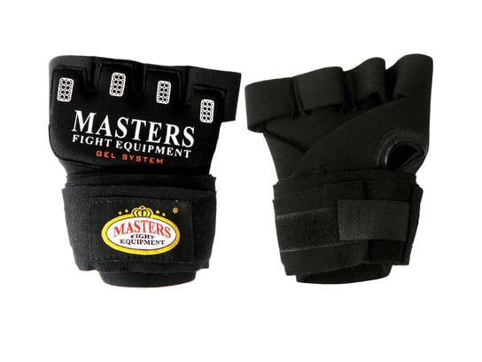 Masters, Bandaże bokserskie, BBŻ-MFE, żelowe, czarny Masters Fight Equipment