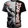 Masters Fight Equipment, Koszulka męska, Fightwear Collection Dark Side Warrior, czarno-szary,  rozmiar XXL Iron Pro