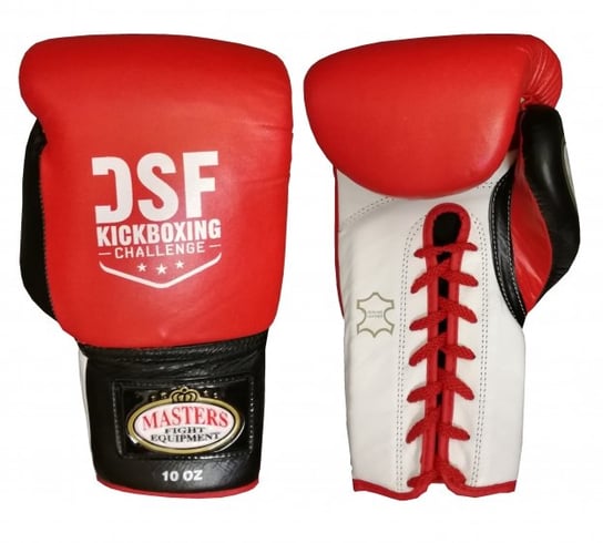 Masters Fight Equipment, Rękawice bokserskie, DSF, czerwony, rozmiar 10 Masters Fight Equipment