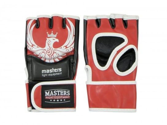 Masters Fight Equipment, Rękawice bokserskie, MMA GF-EAGLE, czerwony, rozmiar L Masters Fight Equipment