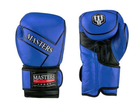 Masters Fight Equipment, Rękawice bokserskie, Perfect training RBT-PT 12 oz, niebieski, rozmiar 12 Masters Fight Equipment