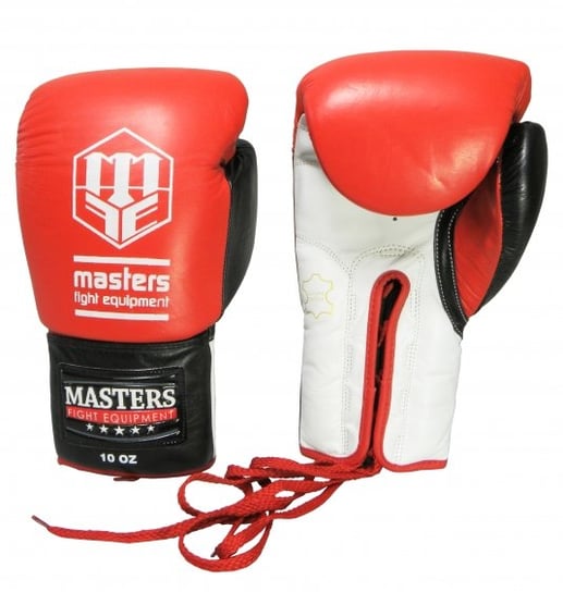 Masters Fight Equipment, Rękawice bokserskie, RBT-600, czerwony, rozmiar 8 Masters Fight Equipment