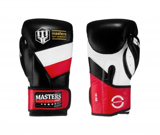 Masters Fight Equipment, Rękawice bokserskie, RBT-MFE-PL, czarny, rozmiar 12 Masters Fight Equipment