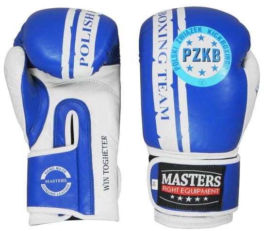 Masters Fight Equipment, Rękawice bokserskie, RBT-PZKB, niebieski, rozmiar 10 Masters Fight Equipment