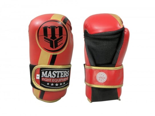 Masters Fight Equipment, Rękawice bokserskie, ROSM-MASTER Wako approved, czerwony, rozmiar L Masters Fight Equipment
