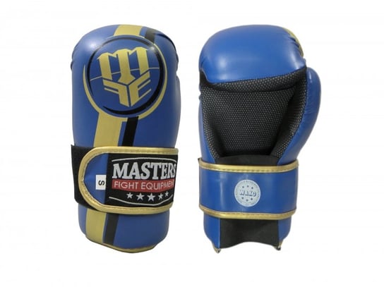 Masters Fight Equipment, Rękawice bokserskie, ROSM-MASTER Wako approved, niebieski, rozmiar L Masters Fight Equipment