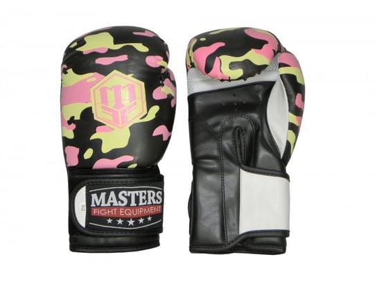 Masters Fight Equipment, Rękawice bokserskie, RPU-CAMO, rozmiar 10, różowe Masters Fight Equipment