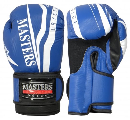 Masters Fight Equipment, Rękawice bokserskie, RPU-CRYSTAL, niebieski, rozmiar 10 Masters Fight Equipment