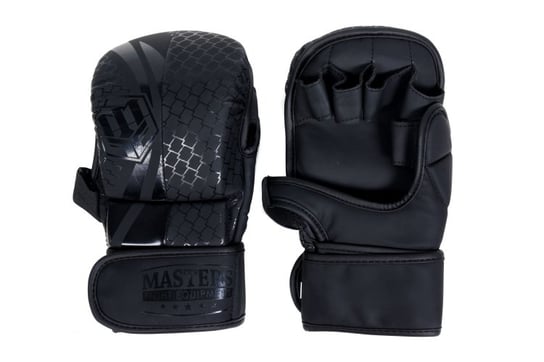 MASTERS FIGHT EQUIPMENT, Rękawice do MMA sparingowe GFS-MATT, rozmiar M, czarny Masters Fight Equipment