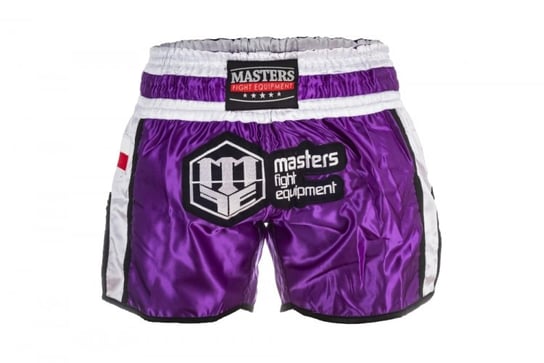 Masters Fight Equipment, Spodenki sportowe, ST-11, fioletowy, rozmiar L Masters Fight Equipment