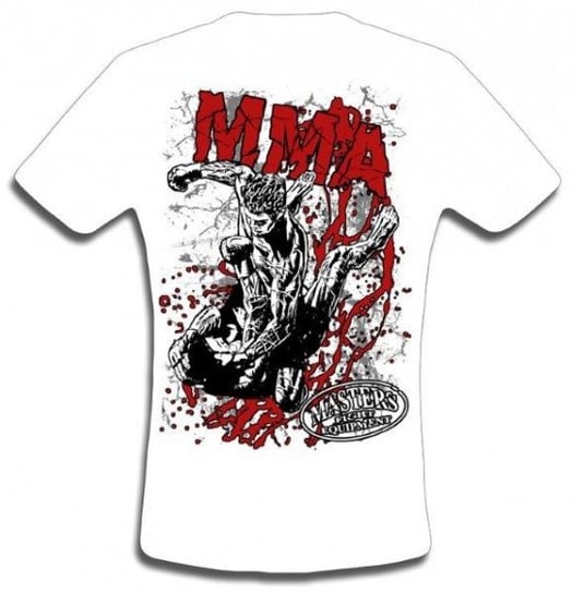 Masters Fight Equipment, T-shirt, TS-20 biały, rozmiar M Masters Fight Equipment