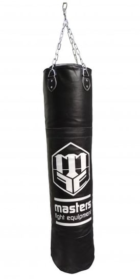 MASTERS FIGHT EQUIPMENT, Worek bokserski skórzany, 150/35 cm pełny WWS, czarny Masters Fight Equipment