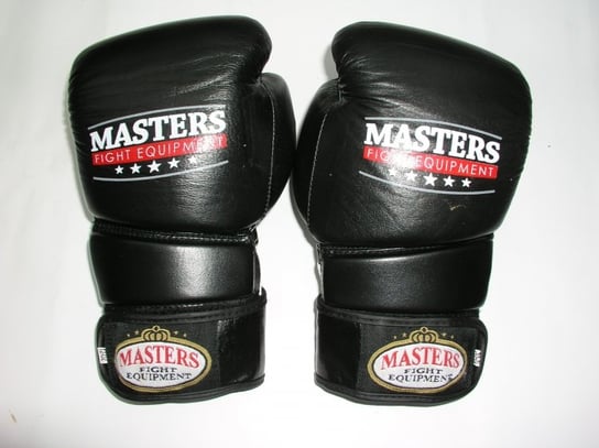 Masters, Rękawice bokserskie, RBT-E czarno-białe, 10oz Masters Fight Equipment