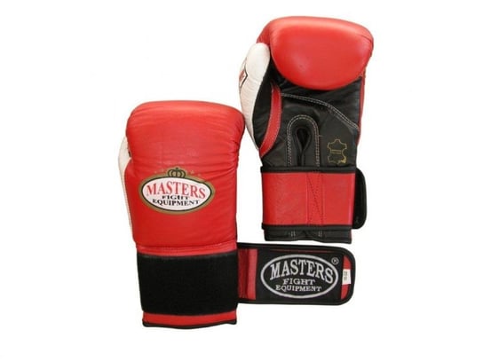 Masters, Rękawice bokserskie, RBT-GEL, czerwony, 10 oz Masters Fight Equipment