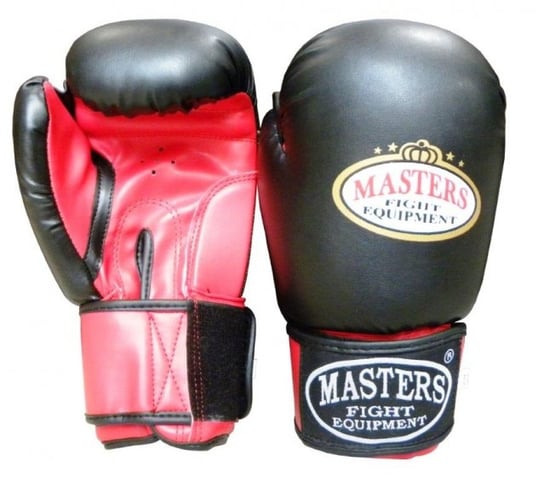Masters, Rękawice bokserskie, RPU-2A czerwono-czarne, 14 oz Masters Fight Equipment