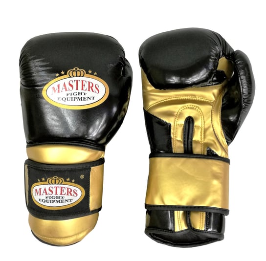 Masters, Rękawice bokserskie, RPU-9 czarno-złote, 10 oz Masters Fight Equipment