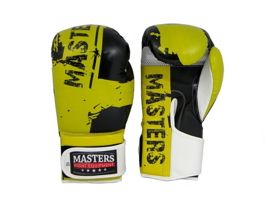 Masters, Rękawice bokserskie, RPU żółte, 10 oz Masters Fight Equipment