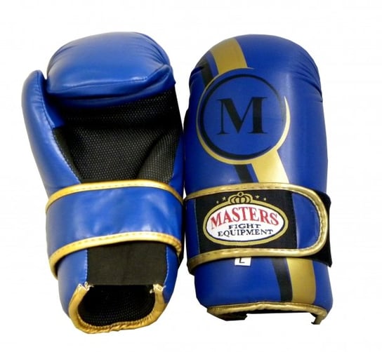 Masters, Rękawice otwarte, ROSM, niebieski, rozmiar L Masters Fight Equipment