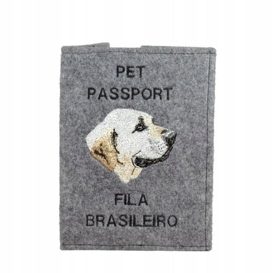 Mastif brazylijski Haftowany pokrowiec na paszport Inna marka