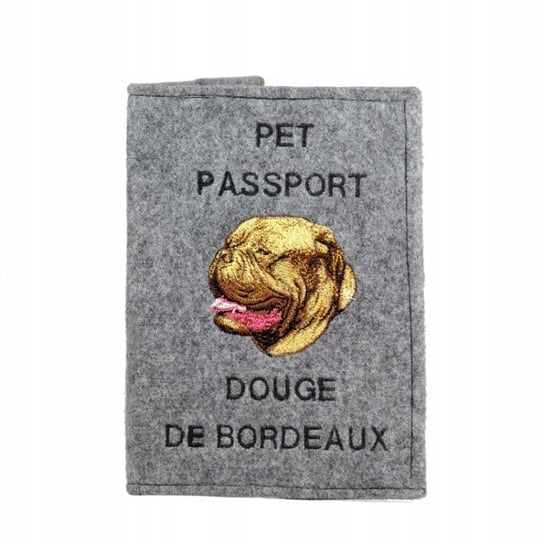 Mastif francuski Haftowany pokrowiec na paszport Inna marka