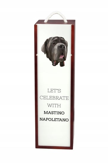 Mastif neapolitański geometryczny Pudełko na wino Inna marka