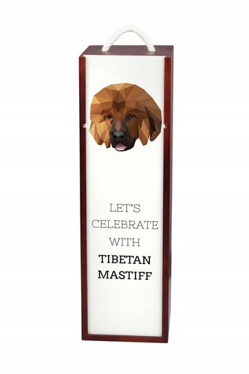 Mastif tybetański geometryczny Pudełko na wino Inna marka