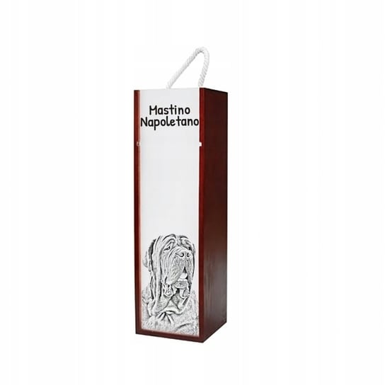 Mastiff Neapolitański Pudełko na wino z grafiką Inna marka