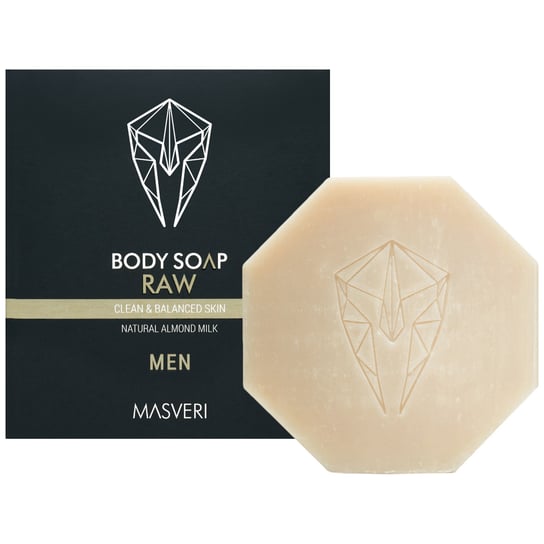 Masveri, Body Soap Raw, Oczyszczające Mydło Do Ciała Dla Mężczyzn, 100g Masveri