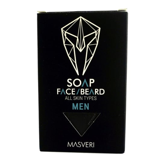 Masveri, mydło do twarzy i brody dla wszystkich typów skóry, 100 g Masveri