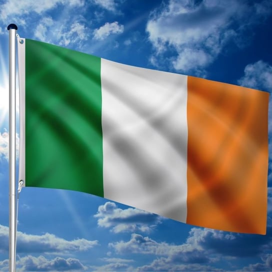 Maszt flagowy w komplecie flaga Irlandii - 650 cm FLAGMASTER