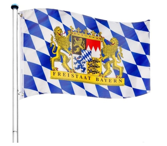 Maszt wraz z flaga Bayern - 650 cm FLAGMASTER