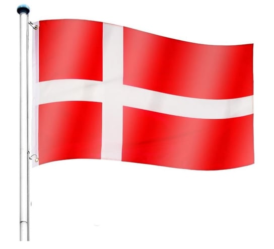 Maszt wraz z flagą: Dania - 650 cm FLAGMASTER