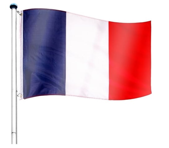 Maszt wraz z flagą: Francji - 650 cm FLAGMASTER